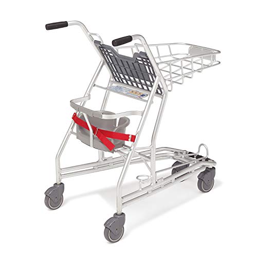 ホワイト ショッピングカート 金属製 282529-sz.jpg